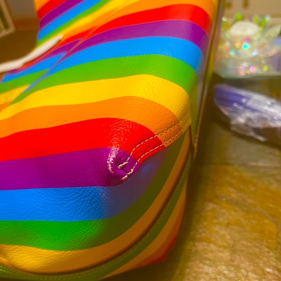 Reversible Kate Spade Rainbow purse/tote - Picture 6 of 8